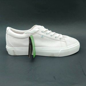 Lamo Womens Amelie Platform‎ Shoes White Low Top Lace Up 11M